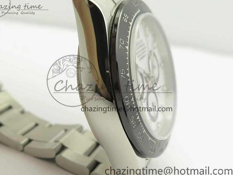 0119 Daytona 116500 JHF Best Edition Ceramic Bezel White Dial on SS Bracelet A Premium 3268